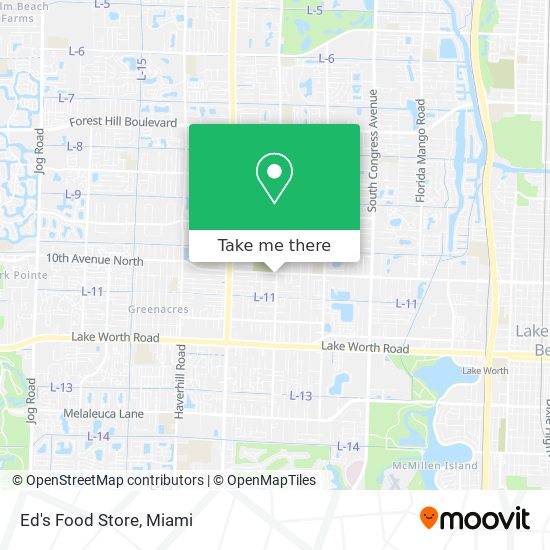 Ed's Food Store map