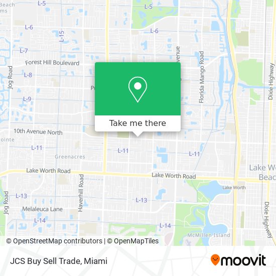 Mapa de JCS Buy Sell Trade