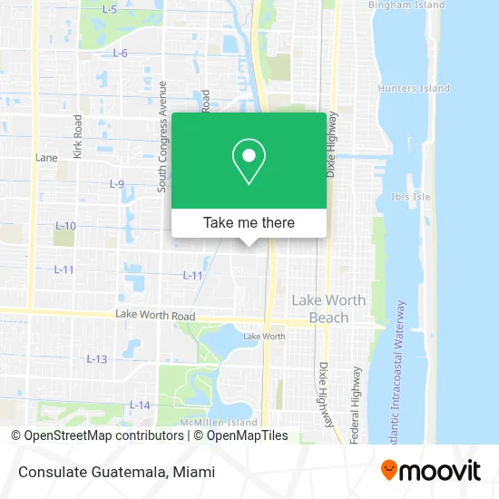 Consulate Guatemala map