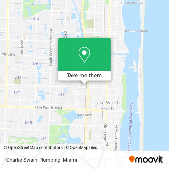 Charlie Swain Plumbing map