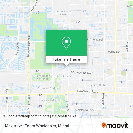 Maxitravel Tours Wholesaler map