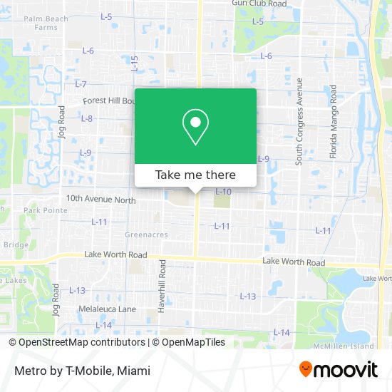 Metro by T-Mobile map