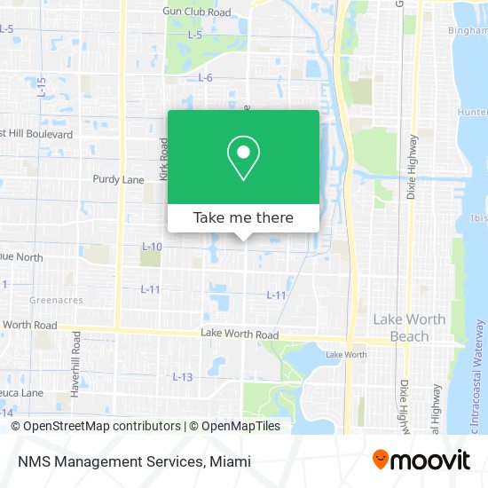 Mapa de NMS Management Services