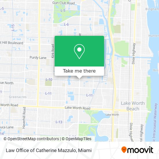 Mapa de Law Office of Catherine Mazzulo