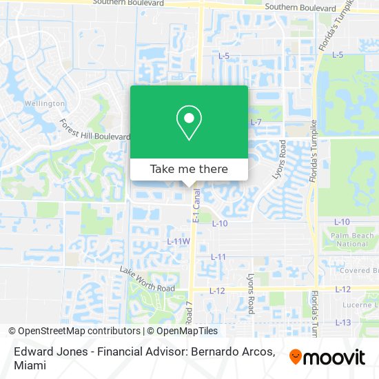 Edward Jones - Financial Advisor: Bernardo Arcos map