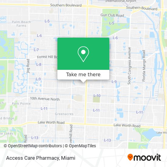 Access Care Pharmacy map