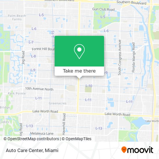 Auto Care Center map