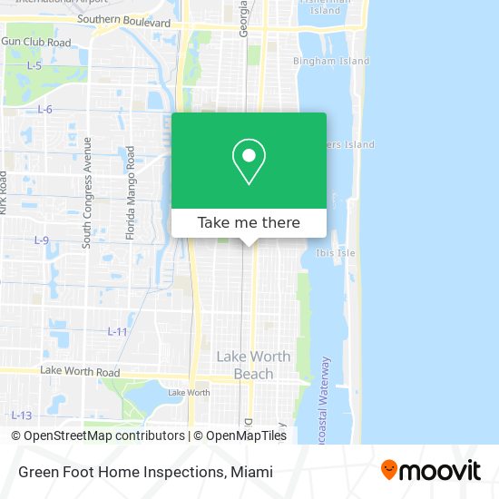 Green Foot Home Inspections map