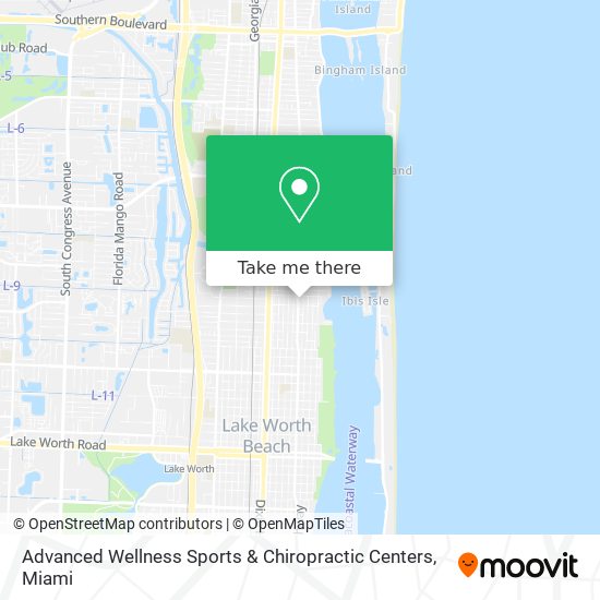 Mapa de Advanced Wellness Sports & Chiropractic Centers