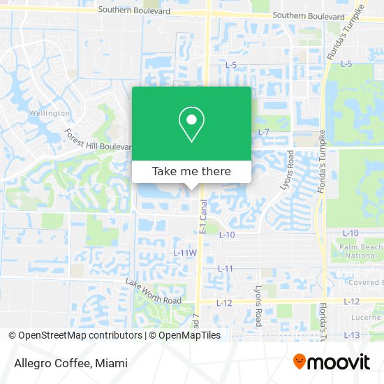 Allegro Coffee map