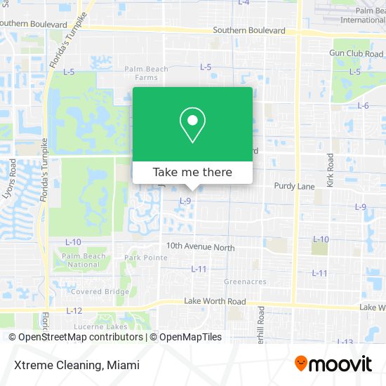 Xtreme Cleaning map