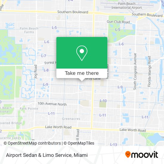 Airport Sedan & Limo Service map