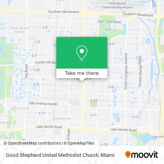 Good Shepherd United Methodist Church map