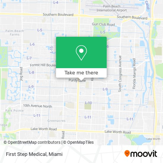 First Step Medical map