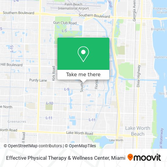 Mapa de Effective Physical Therapy & Wellness Center