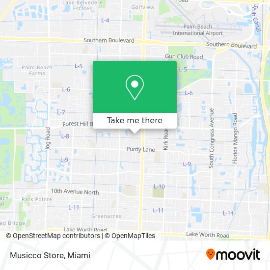 Musicco Store map