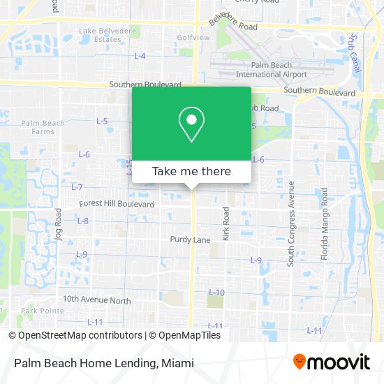 Palm Beach Home Lending map