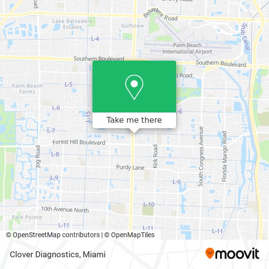 Mapa de Clover Diagnostics