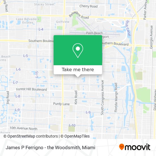 Mapa de James P Ferrigno - the Woodsmith