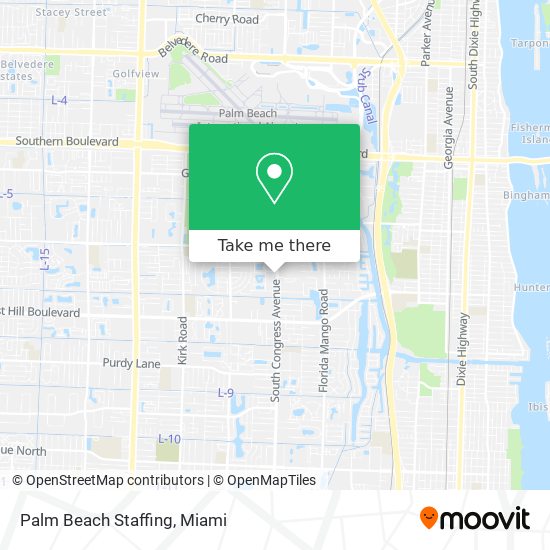 Palm Beach Staffing map