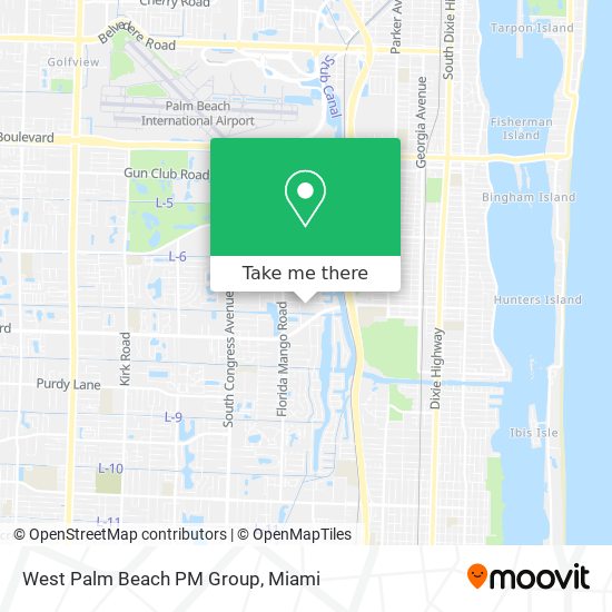 Mapa de West Palm Beach PM Group