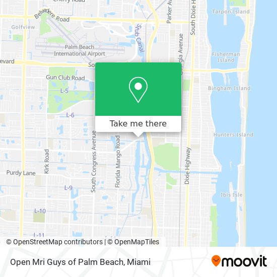 Mapa de Open Mri Guys of Palm Beach