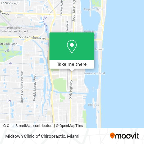 Midtown Clinic of Chiropractic map