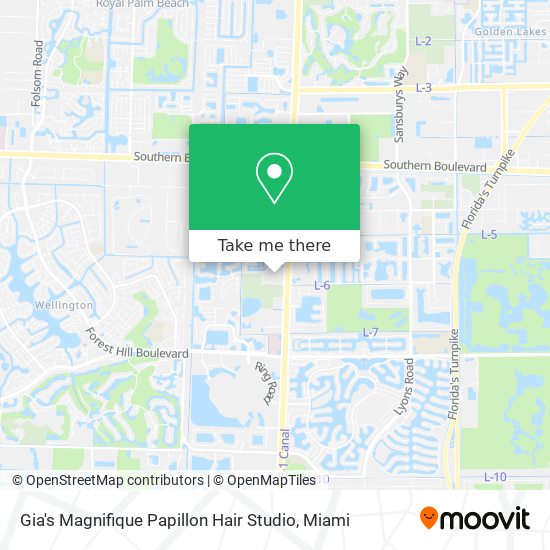 Gia's Magnifique Papillon Hair Studio map