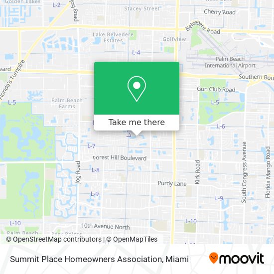 Mapa de Summit Place Homeowners Association