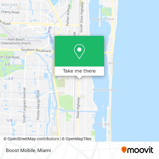 Boost Mobile map