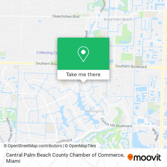 Central Palm Beach County Chamber of Commerce map