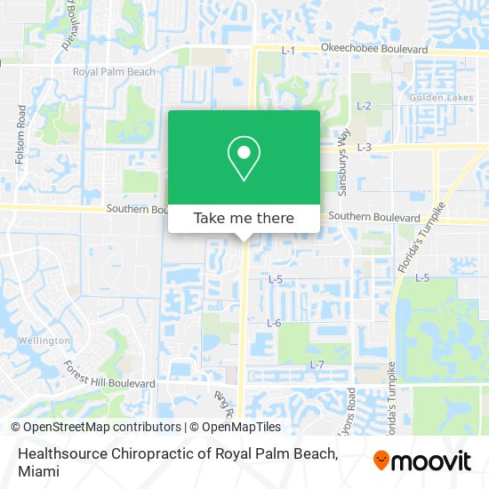 Mapa de Healthsource Chiropractic of Royal Palm Beach
