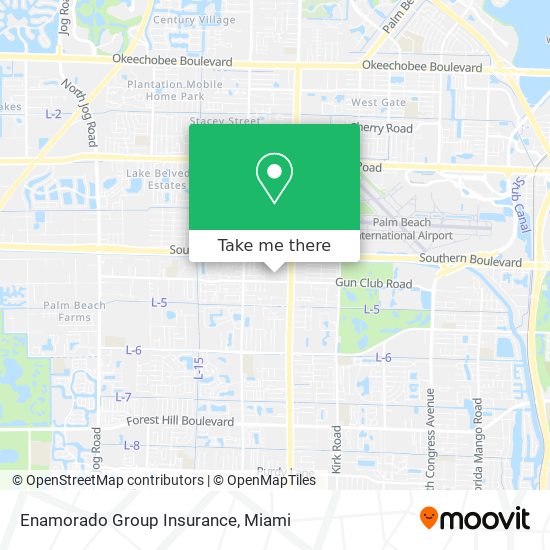 Mapa de Enamorado Group Insurance