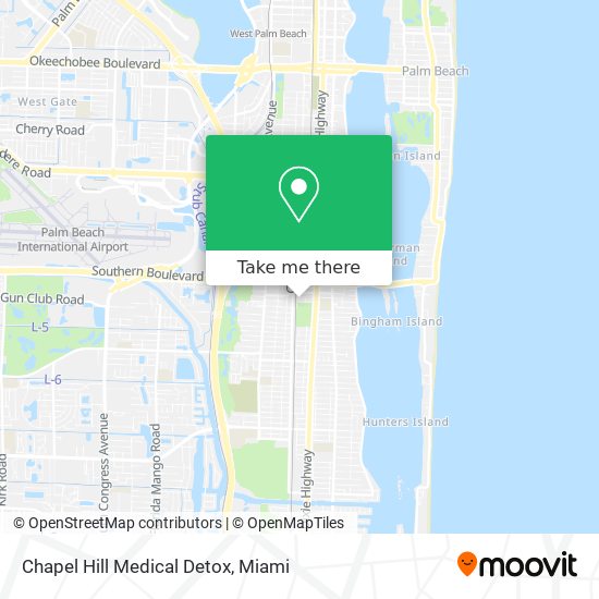 Chapel Hill Medical Detox map