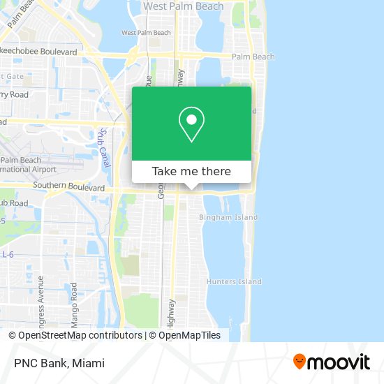 PNC Bank map