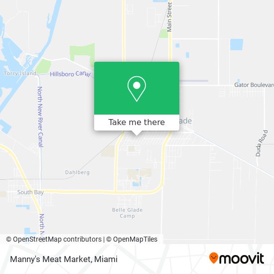 Mapa de Manny's Meat Market