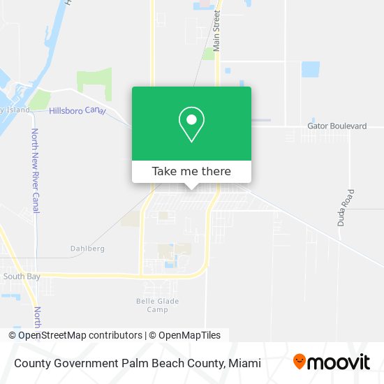 Mapa de County Government Palm Beach County