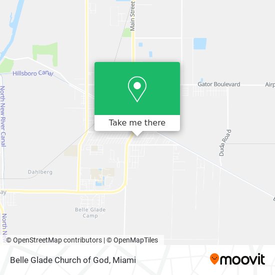 Belle Glade Church of God map