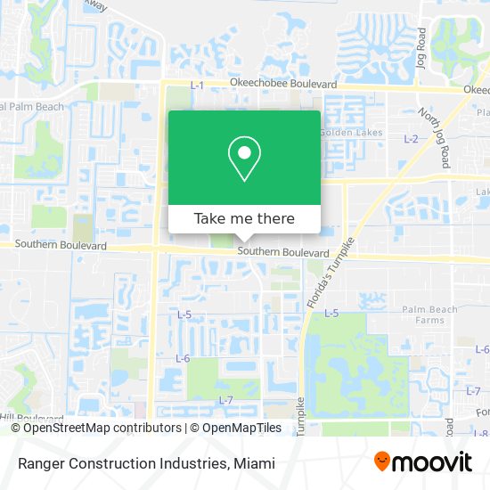 Ranger Construction Industries map
