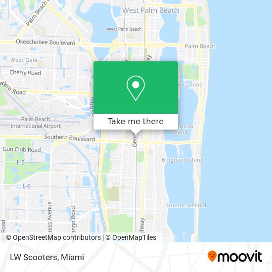 LW Scooters map