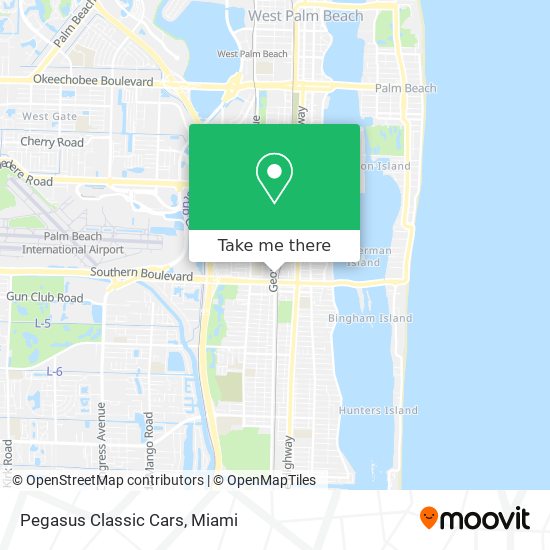 Mapa de Pegasus Classic Cars