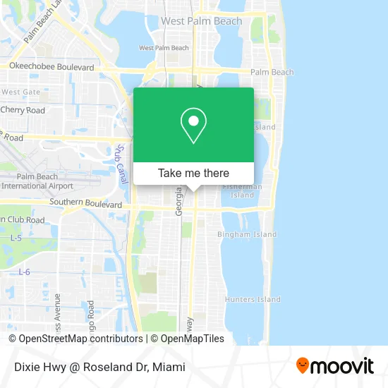 Mapa de Dixie Hwy @ Roseland Dr