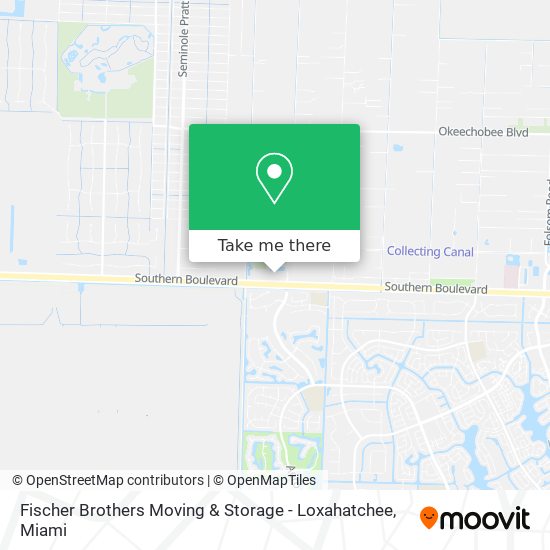 Fischer Brothers Moving & Storage - Loxahatchee map