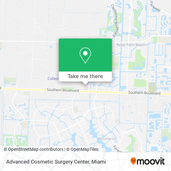 Advanced Cosmetic Surgery Center map