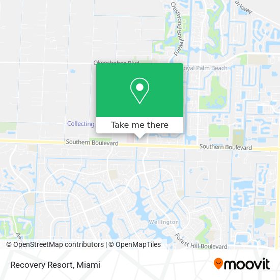 Recovery Resort map