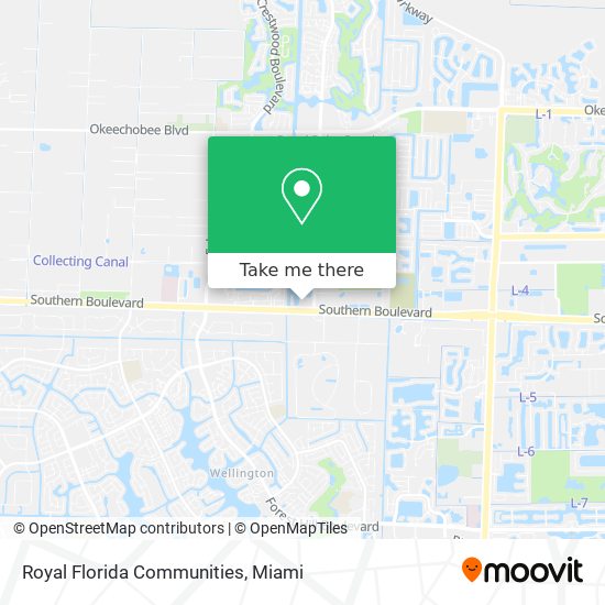 Mapa de Royal Florida Communities