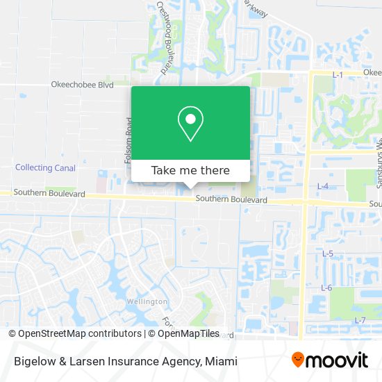 Mapa de Bigelow & Larsen Insurance Agency