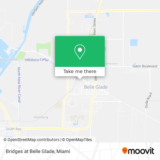 Bridges at Belle Glade map