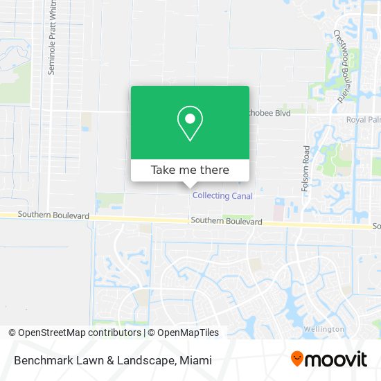 Benchmark Lawn & Landscape map