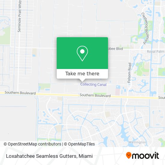 Loxahatchee Seamless Gutters map